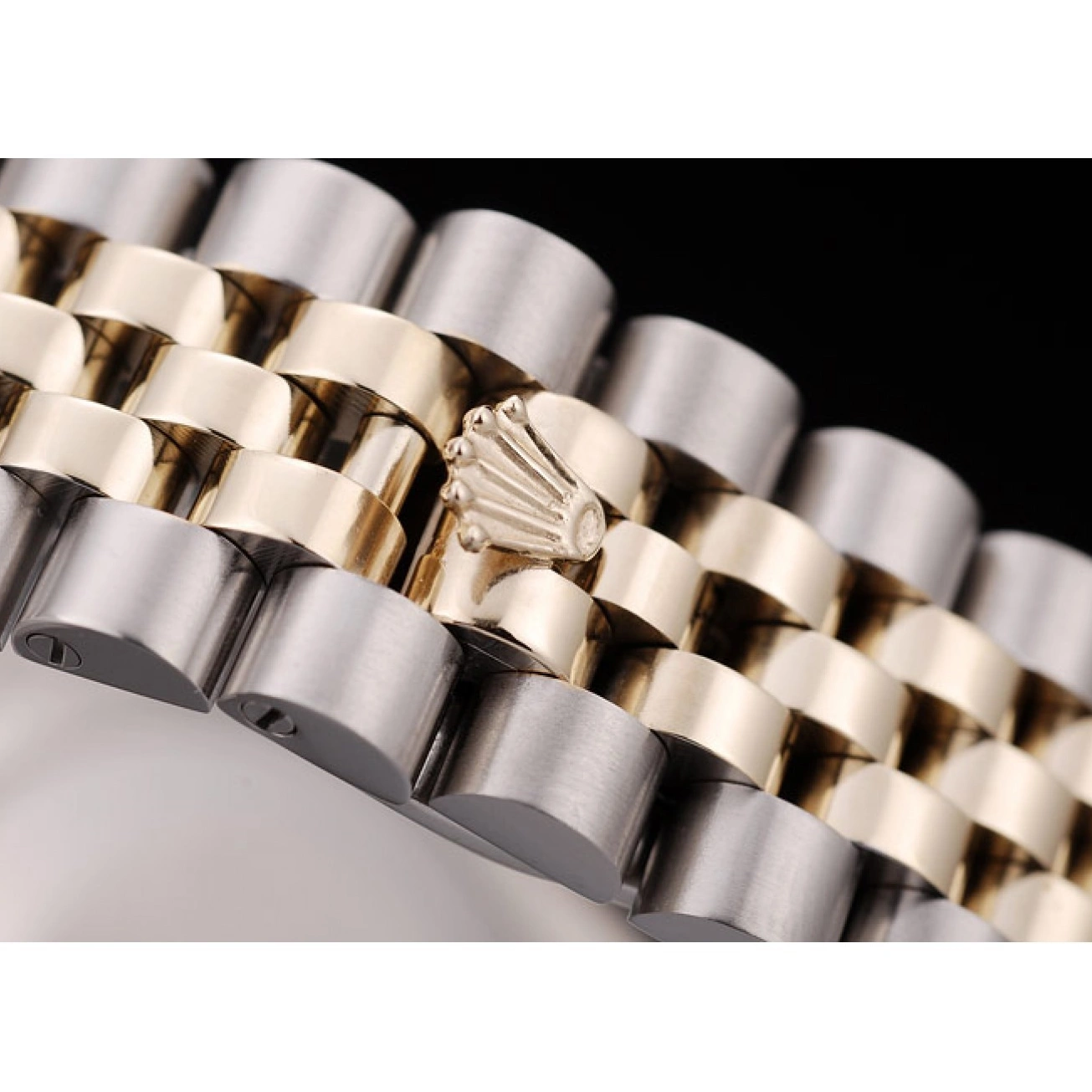 Best AAA Replica Sites DateJust Plated Brushed Flowers Steel Dial Silver Case Diamonds Rolex Stainless 0531